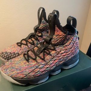Mens Nike Lebron 15 multicolor